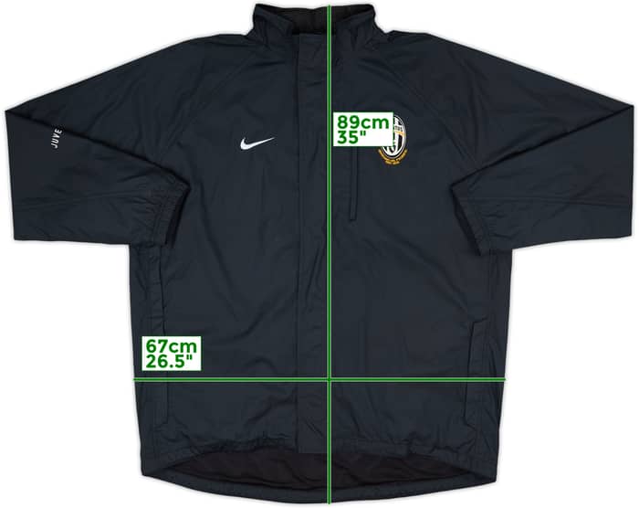 2005-06 Juventus Nike Hooded Rain Jacket - 8/10 - (XL)
