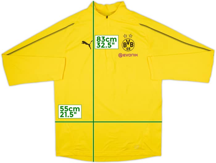 Top de entrenamiento 1/4 Zip Puma del Borussia Dortmund 2018-19 - 8/10 - (L)