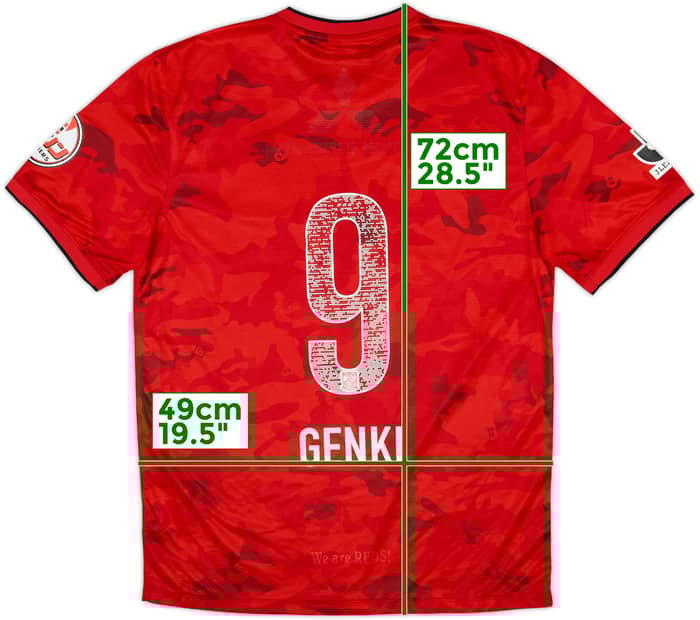 Camiseta de local del Urawa Red Diamonds 2014 Genki #9 - 5/10 - (L)