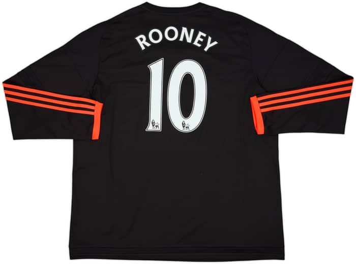 2015-16 Manchester United Third L/S Shirt Rooney #10 - 9/10 - (XXL)