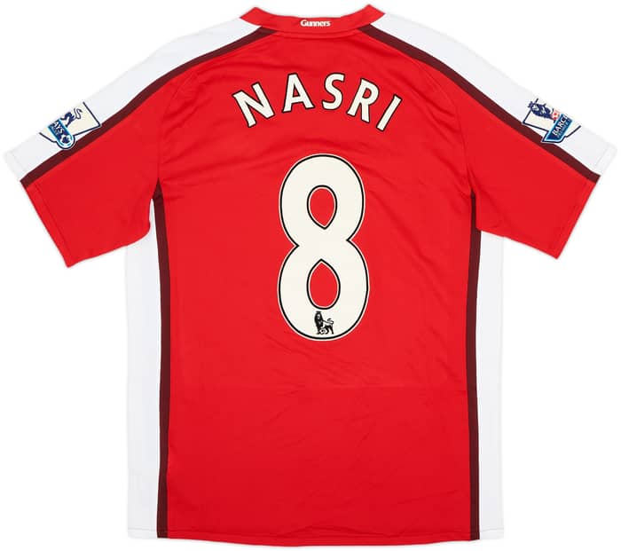 2008-10 Arsenal Home Shirt Nasri #8 - 7/10 - (M)