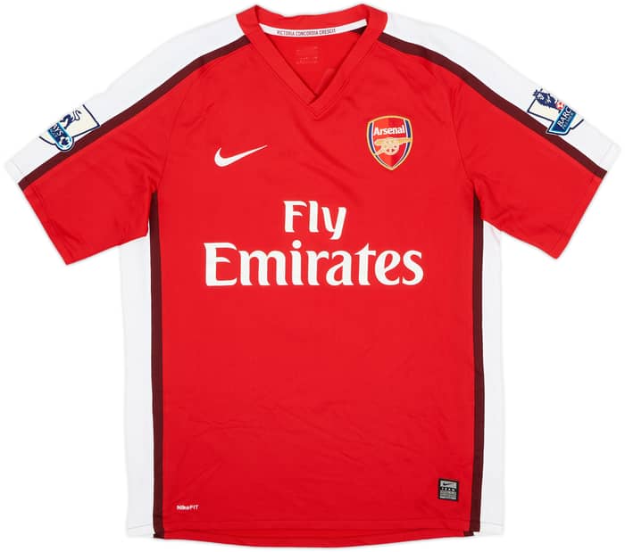 2008-10 Arsenal Home Shirt Nasri #8 - 7/10 - (M)