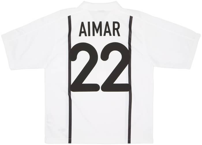 2000-01 Valencia Basic Home Shirt Aimar #22 - 7/10 - (M)