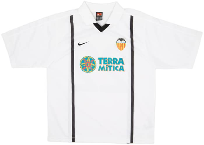 2000-01 Valencia Basic Home Shirt Aimar #22 - 7/10 - (M)