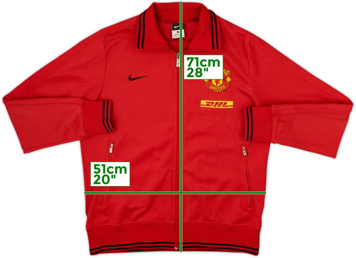 2012-13 Manchester United Nike N98 Track Jacket - 8/10 - (L)