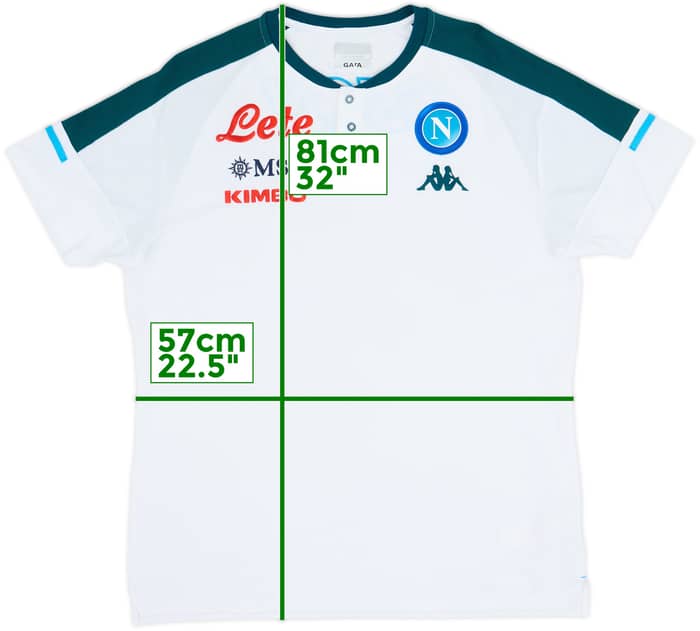 2020-21 Napoli Kappa Polo Shirt - 9/10 - (3XL)