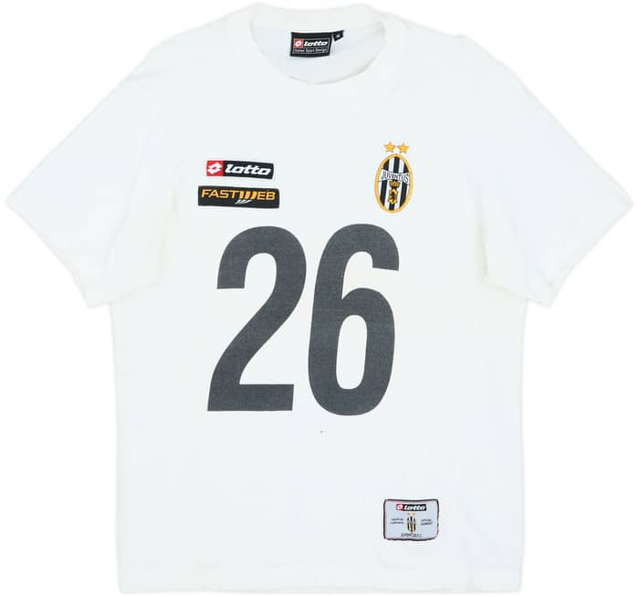 2001-02 Juventus Playera de Algodón Lotto - 6/10 - (M)