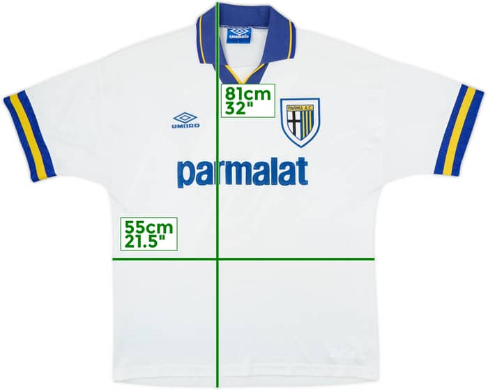 1993-95 Parma Home Shirt - 8/10 - (L)