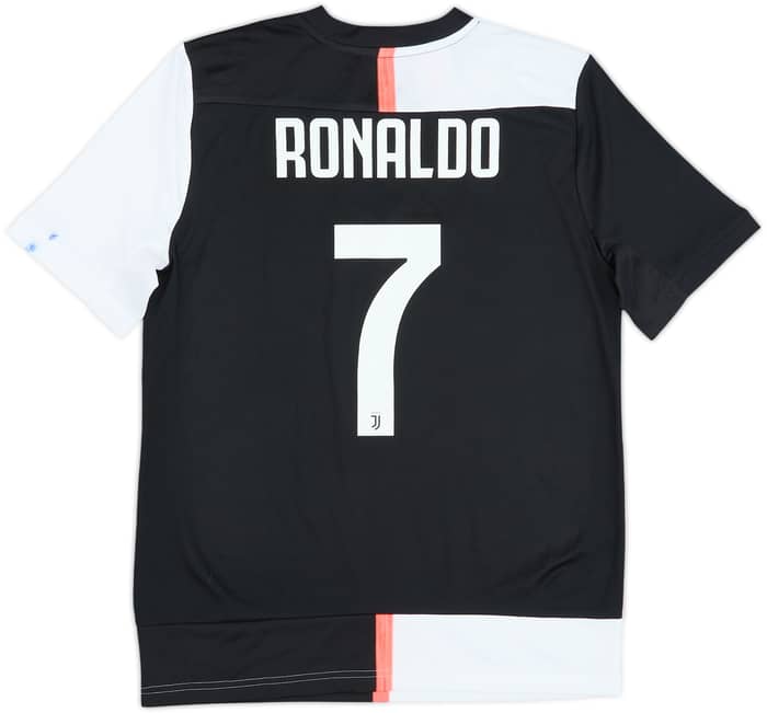 2019-20 Juventus Home Shirt Ronaldo #7 - 6/10 - (L.Boys)