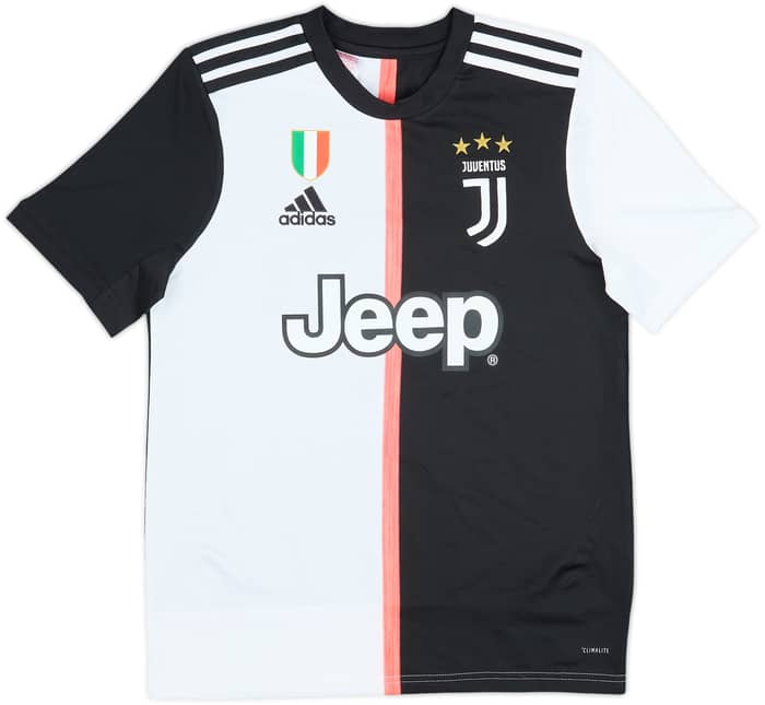2019-20 Juventus Home Shirt Ronaldo #7 - 6/10 - (L.Boys)