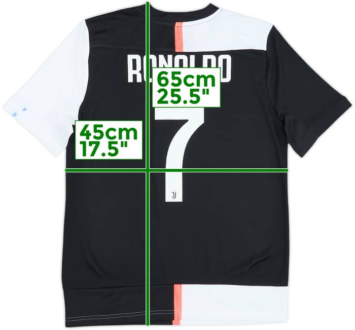 2019-20 Juventus Home Shirt Ronaldo #7 - 6/10 - (L.Boys)