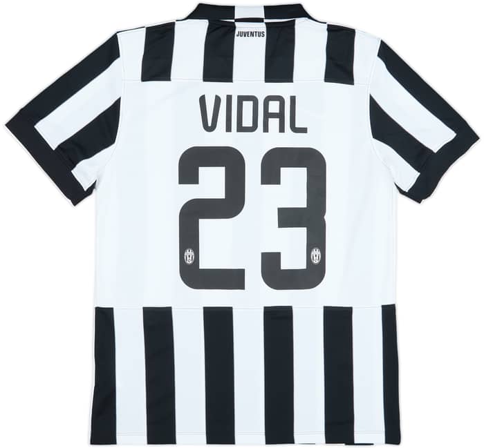 Camiseta de local del Juventus 2014-15 Vidal #23 - 9/10 - (L)