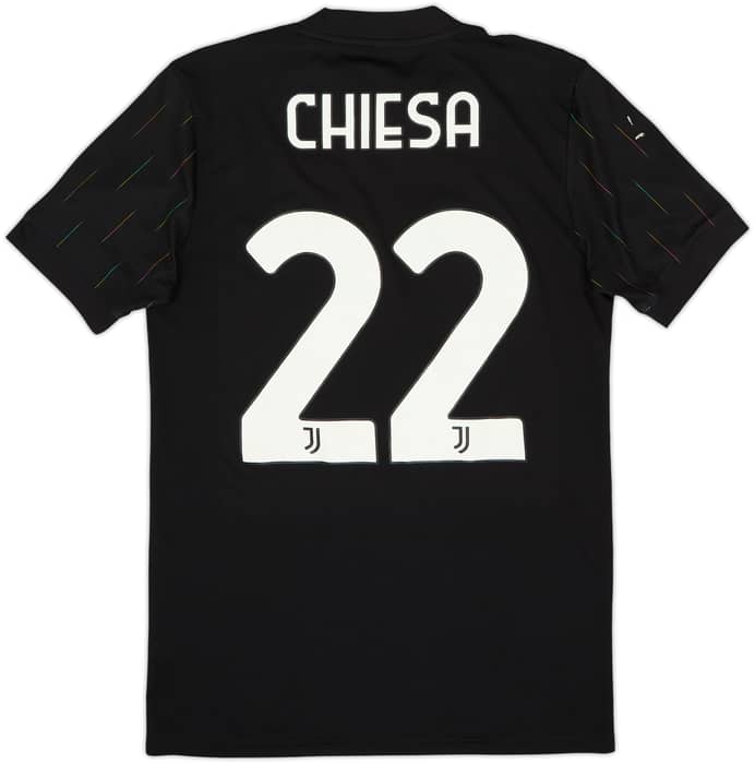 2021-22 Juventus Away Shirt Chiesa #22 - 6/10 - (S)