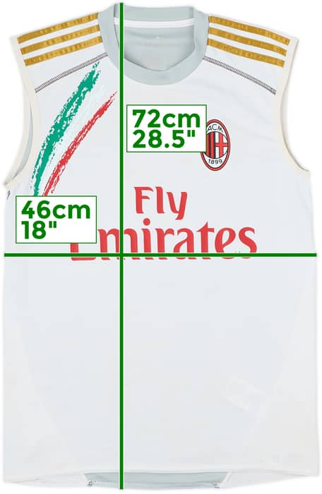 2013-14 AC Milan adidas Formotion Training Vest - 8/10 - (S)