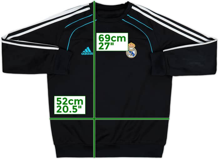 2010-11 Real Madrid adidas Sweat Top - 7/10 - (L)
