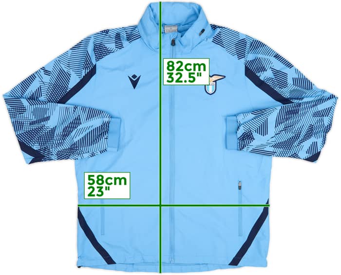 2019-20 Lazio Macron Track Jacket - 8/10 - (XL)