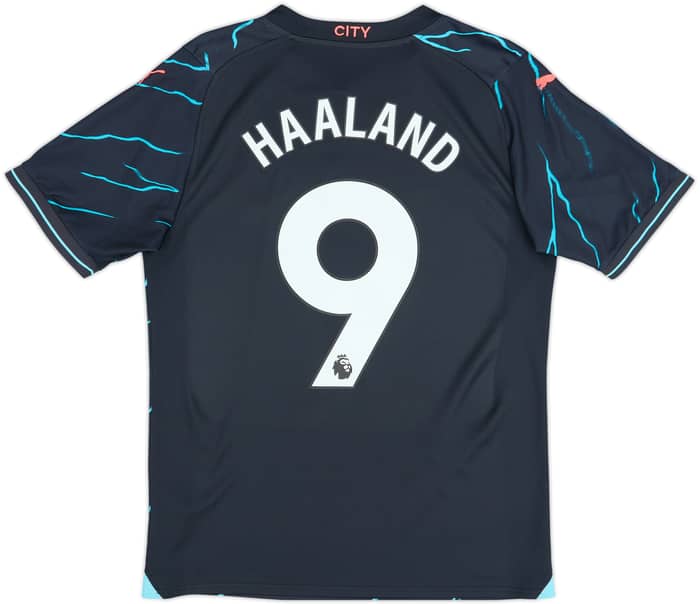 2023-24 Manchester City Tercera Camiseta Haaland #9 - 10/10 - (M)
