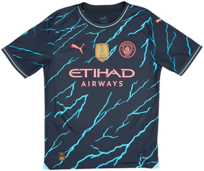 2023-24 Manchester City Tercera Camiseta Haaland #9 - 10/10 - (M)