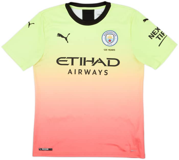 2019-20 Manchester City Third Shirt Kun Aguero #10 - 9/10 - (S)