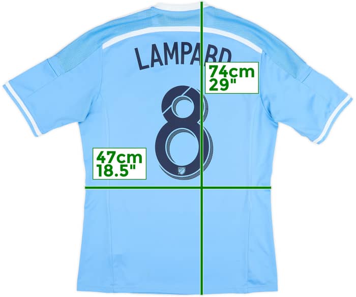 2015-16 New York City Home Shirt Lampard #8 - 8/10 - (M)