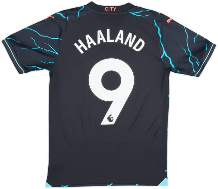 2023-24 Manchester City Tercera Camiseta Haaland #9 - 10/10 - (S)