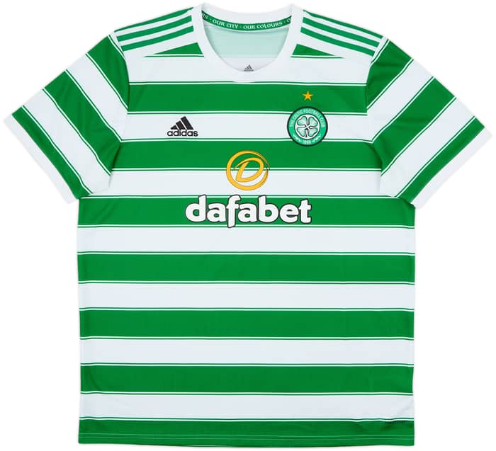 2021-22 Celtic Home Shirt - 10/10 - (XL)