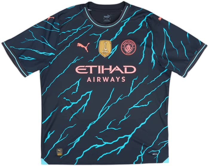 2023-24 Manchester City Third Shirt Haaland #9 - 10/10 - (XL)