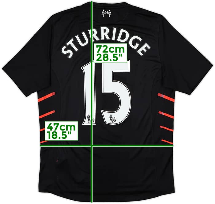 2016-17 Liverpool Away Shirt Sturridge #15 - 8/10 - (S)