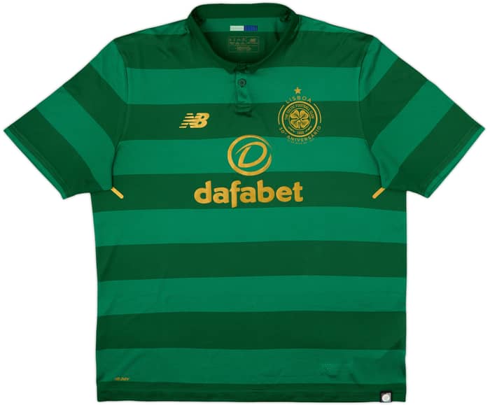 2017-18 Celtic 'Lisbon Lions 50th Anniversary' Away Shirt - 8/10 - (XL)