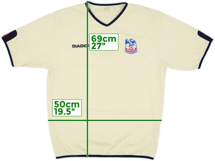 2005-06 Crystal Palace Diadora Training Shirt - 8/10 - (L)