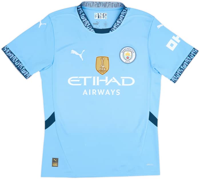 2024-25 Manchester City Home Shirt Haaland #9 - 9/10 - (M)
