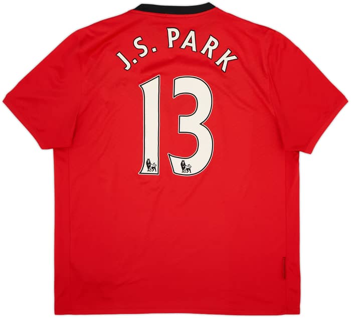 2009-10 Manchester United Home Shirt J.S. Park #13 - 8/10 - (XXL)