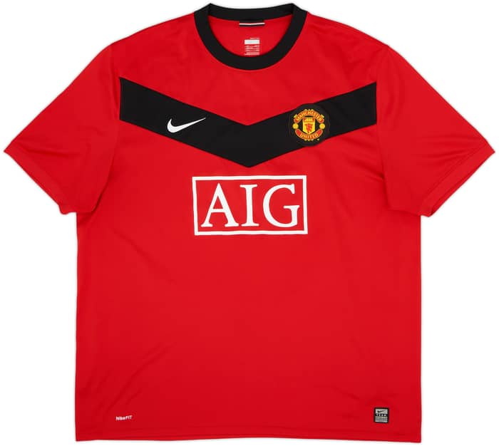 2009-10 Manchester United Home Shirt J.S. Park #13 - 8/10 - (XXL)