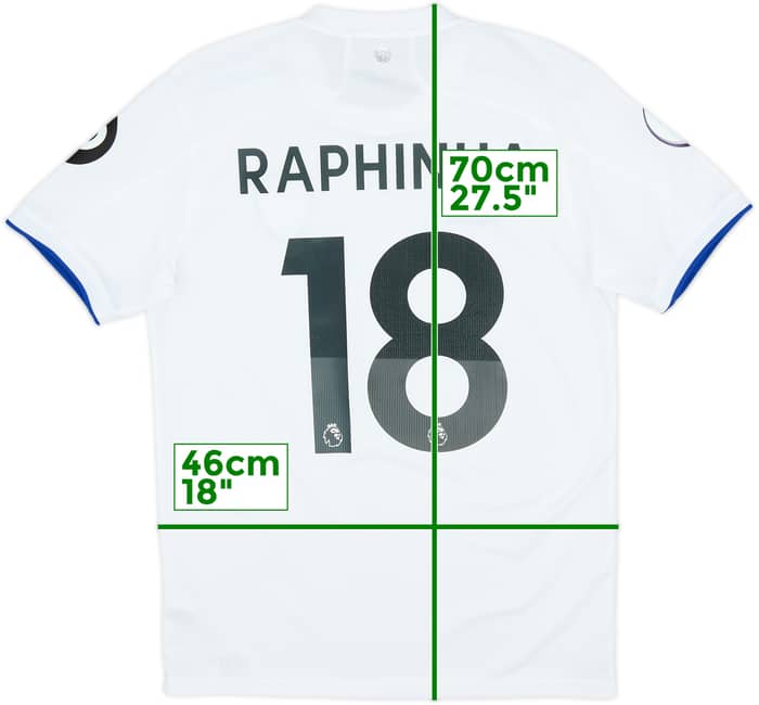 2020-21 Leeds United Camiseta local Raphinha #18 - 6/10 - (S)