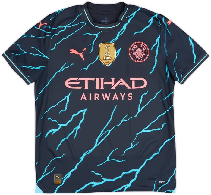 Camiseta de la tercera equipación del Manchester City 2023-24 Haaland #9 - 10/10 - (XL.Niños)