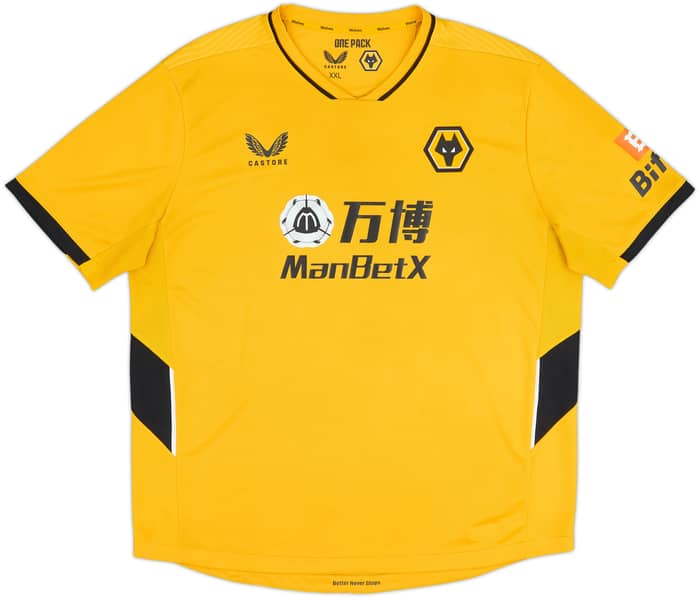 Camiseta de local de Wolves 2021-22 Neves #8 - 9/10 - (XXL)