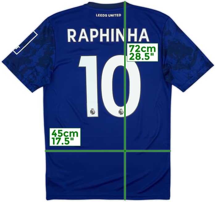 2021-22 Leeds United Camiseta de visitante Raphinha #10 - 10/10 - (S)