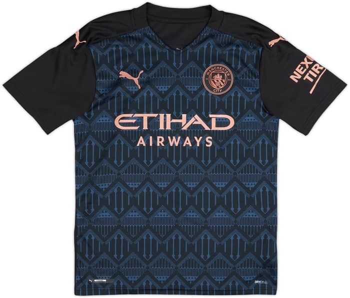 2020-21 Manchester City Away Shirt Kun Aguero #10 - 8/10 - (S)