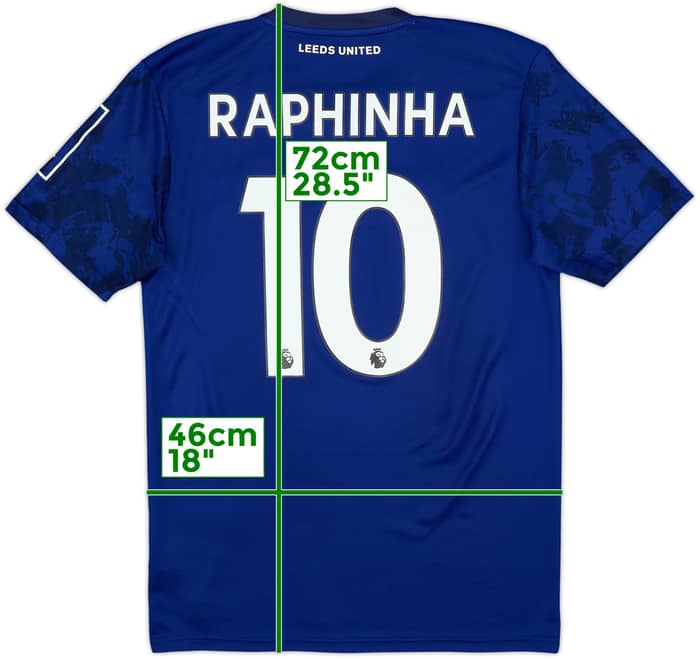 2021-22 Leeds United Camiseta de visitante Raphinha #10 - 10/10 - (S)