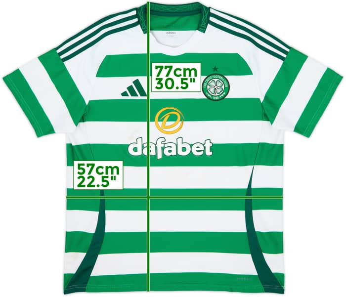 2024-25 Celtic Home Shirt - 5/10 - (XL)