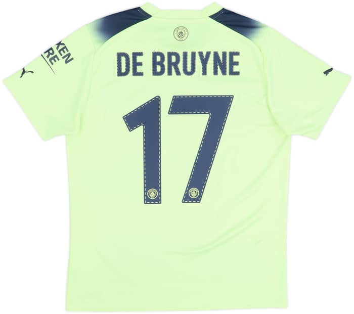 2022-23 Manchester City Third Shirt De Bruyne #17 - 7/10 - (L)