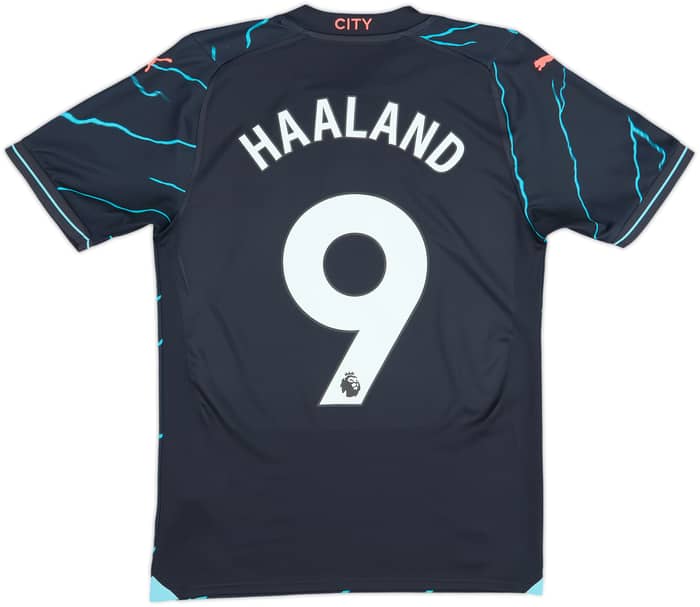 2023-24 Manchester City Third Shirt Haaland #9 - 10/10 - (S)