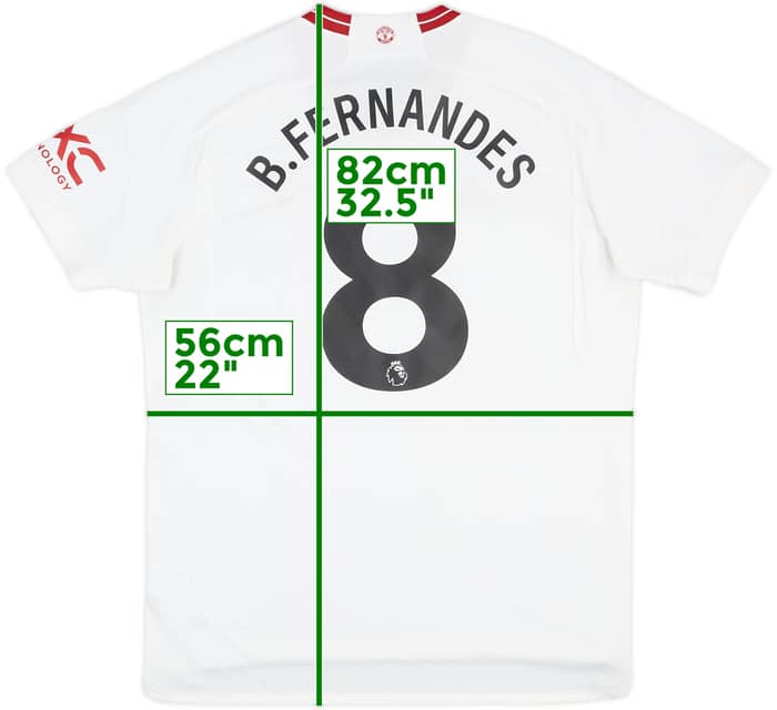 2023-24 Manchester United Third Shirt B.Fernandes #8 - 8/10 - (XL)
