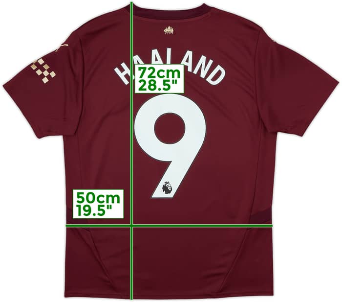 2024-25 Manchester City Third Shirt Haaland #9 - 10/10 - (M)