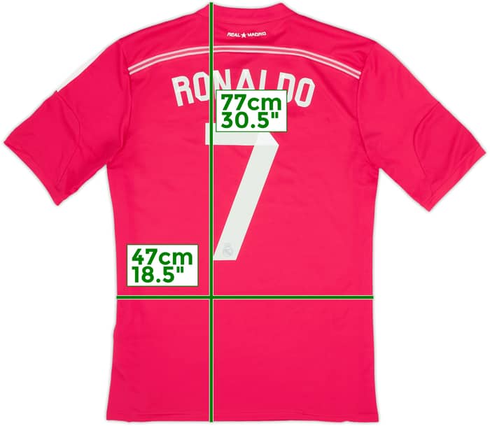 2014-15 Real Madrid Away Shirt Ronaldo #7 - 8/10 - (M)