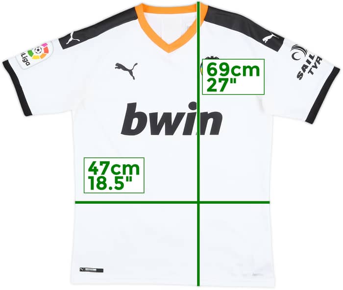 2019-20 Valencia Home Shirt - 10/10 - (M)