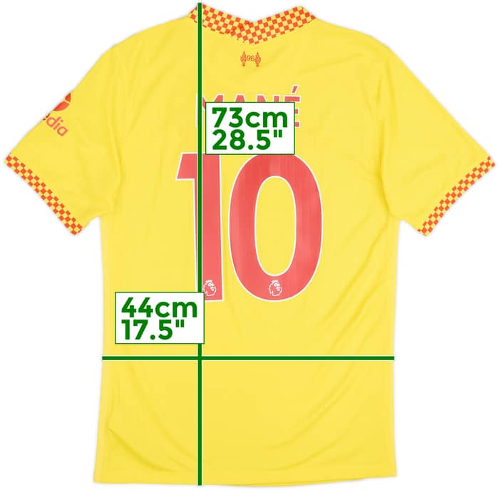 2021-22 Liverpool Third Shirt Mane #10 - 10/10 - (S)