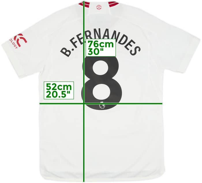 2023-24 Manchester United Third Shirt B.Fernandes #8 - 9/10 - (L)