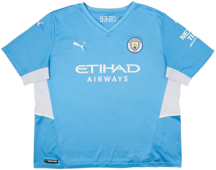 Camiseta de local del Manchester City 2021-22 De Bruyne #17 - 5/10 - (XXL)