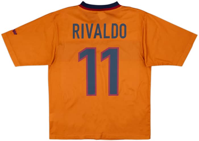 1998-00 Barcelona Basic Third Shirt Rivaldo #11 - 9/10 - (S)